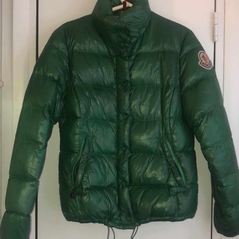 Moncler coat green